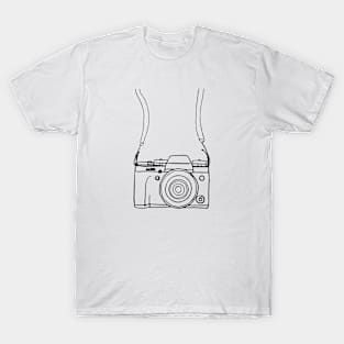 Camera t-shirt. Travel and adventures T-Shirt